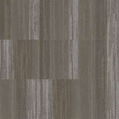 Shaw Sea Edge carpet tile in Village Cloud, installed