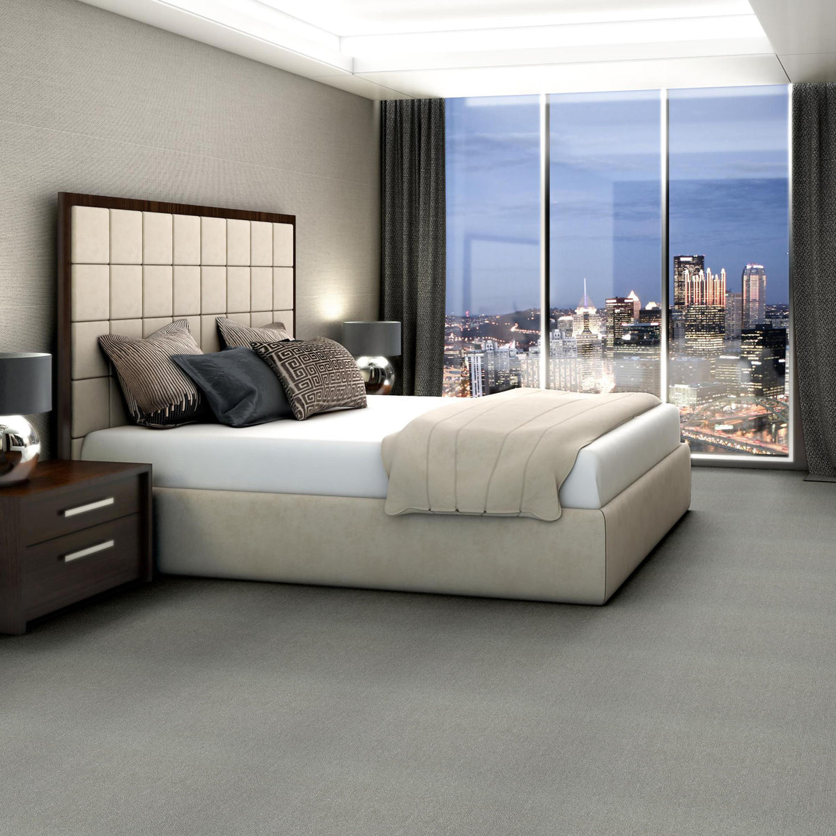 Shaw Counterpart carpet tile in Correlate, room scene