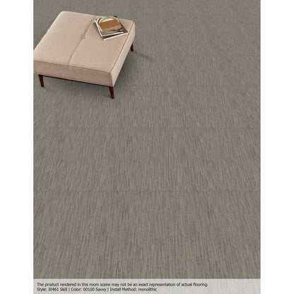 Patcraft Skill carpet tile in Savvy, room scene