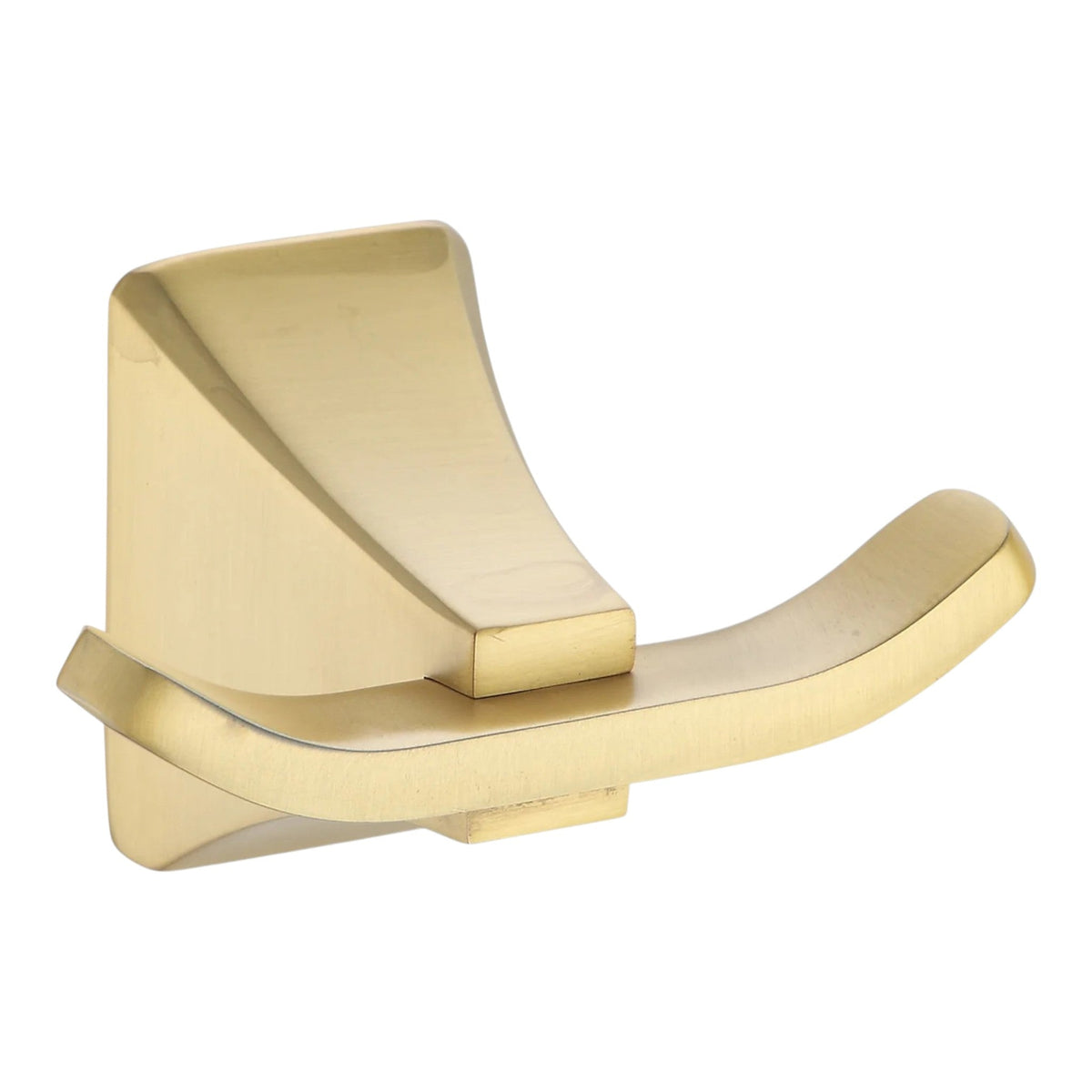 Paradise Shangri-La Double Robe Hook, satin brass - GDM Habitat for Humanity ReStore