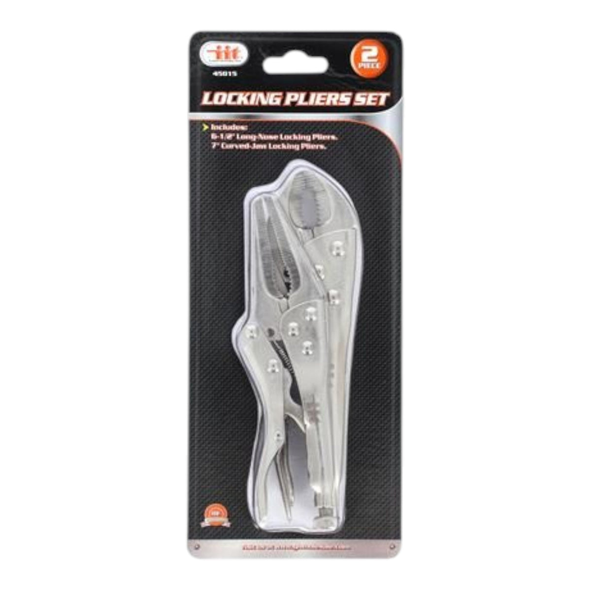 2 Piece Locking Pliers, 7 in curved jaw and 6-1/2 in long nose - GDM Habitat for Humanity ReStore
