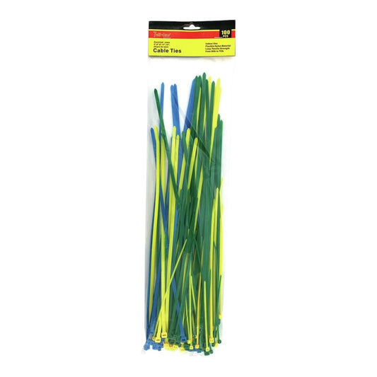 100 Pc Assorted Color Cable Ties - GDM Habitat for Humanity ReStore