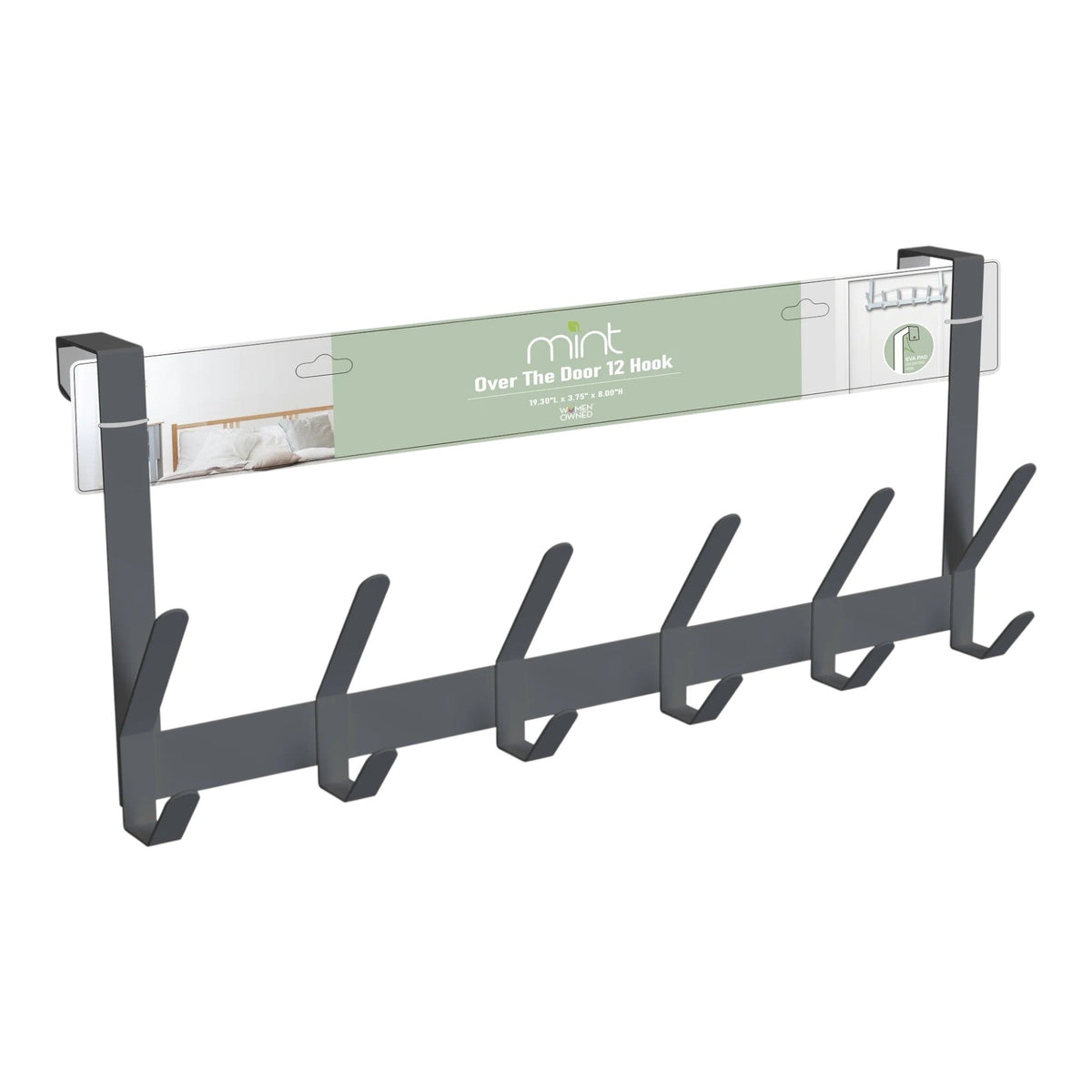 Over the Door Hook Rack, black - GDM Habitat for Humanity ReStore