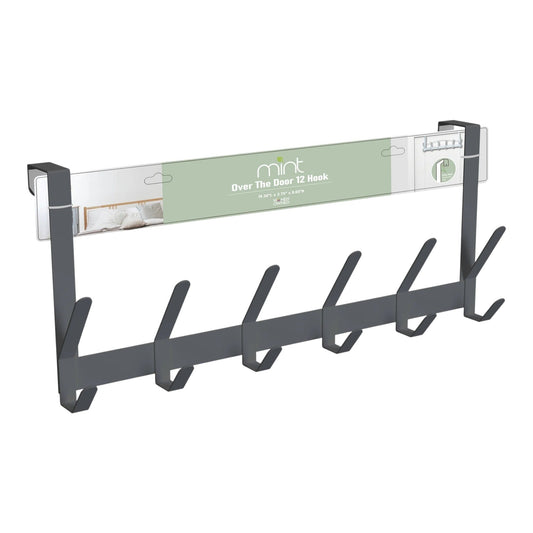 Over the Door Hook Rack, black - GDM Habitat for Humanity ReStore