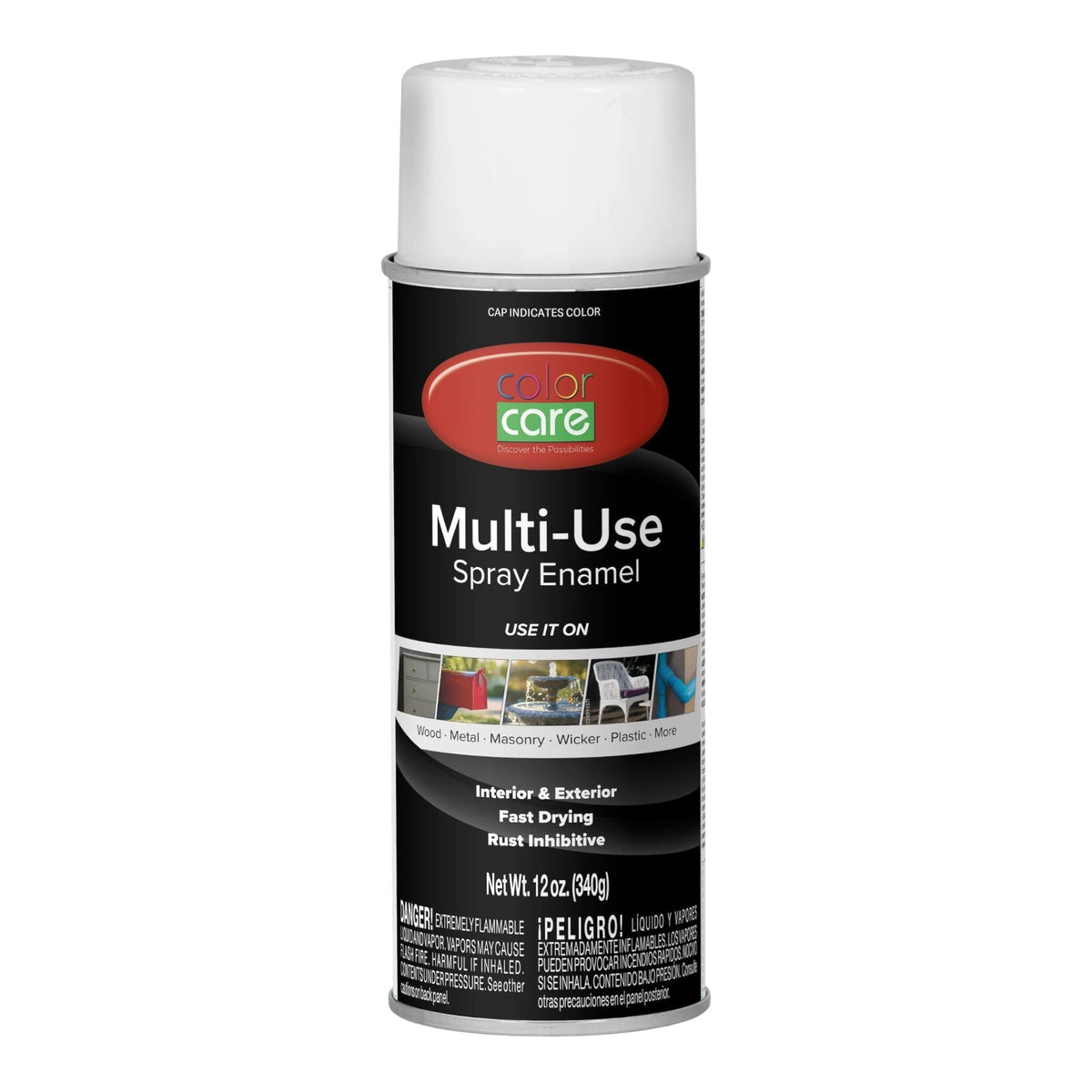 Color Care 12 oz Multi-Use Spray Enamel, Flat White - GDM Habitat for Humanity ReStore