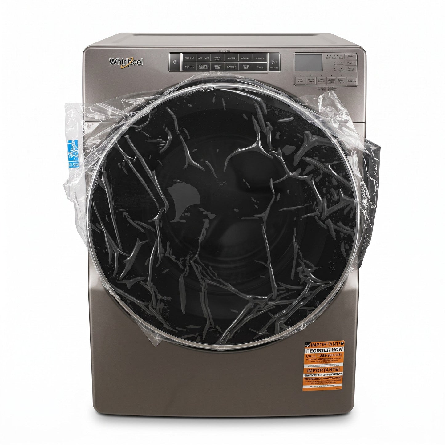 PAWFT17452 Whirlpool Front-Load Electric Dryer, Chrome Shadow