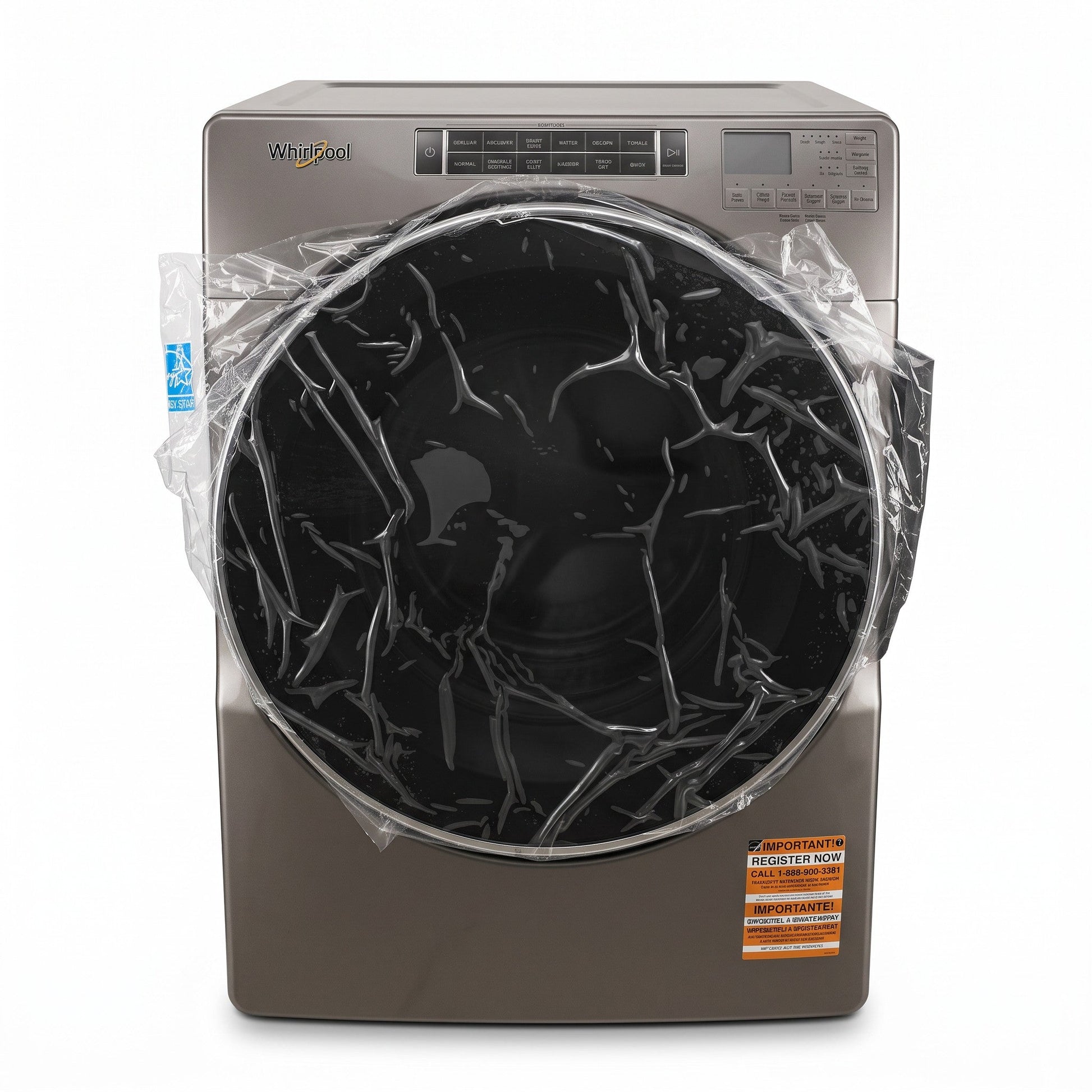 PAWFT17452 Whirlpool Front-Load Electric Dryer, Chrome Shadow