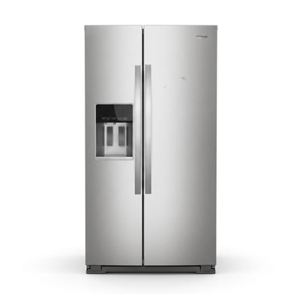 PAWFT17459 Whirlpool Side-by-Side Refrigerator, Stainless