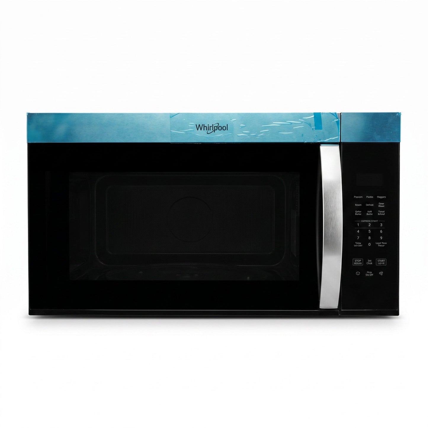 PAWFT17467 Whirlpool OTR Microwave, Black w/ Stainless