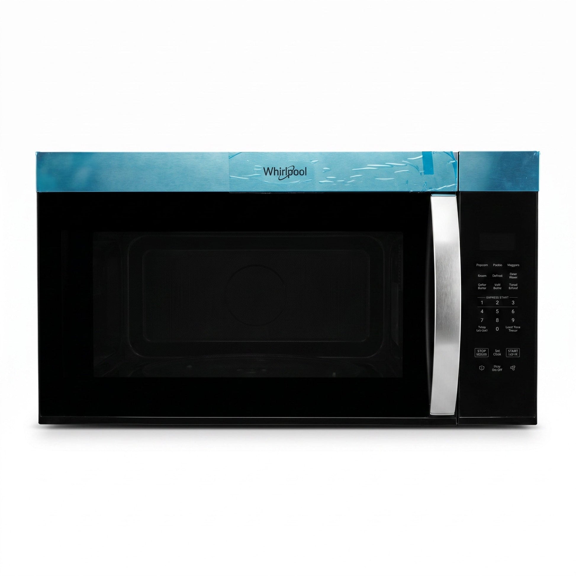 PAWFT17467 Whirlpool OTR Microwave, Black w/ Stainless