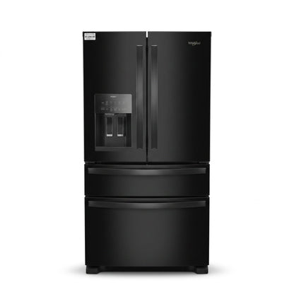 PAWFT17474 Whirlpool 4-Door French Door Refrigerator, Black