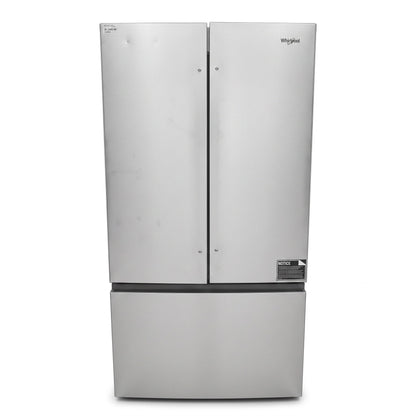 PAWFT17475 Whirlpool French Door Refrigerator, Stainless