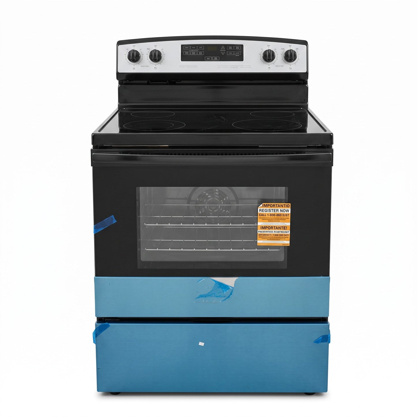 PAWFT17477 Amana Electric Smoothtop Range, Black