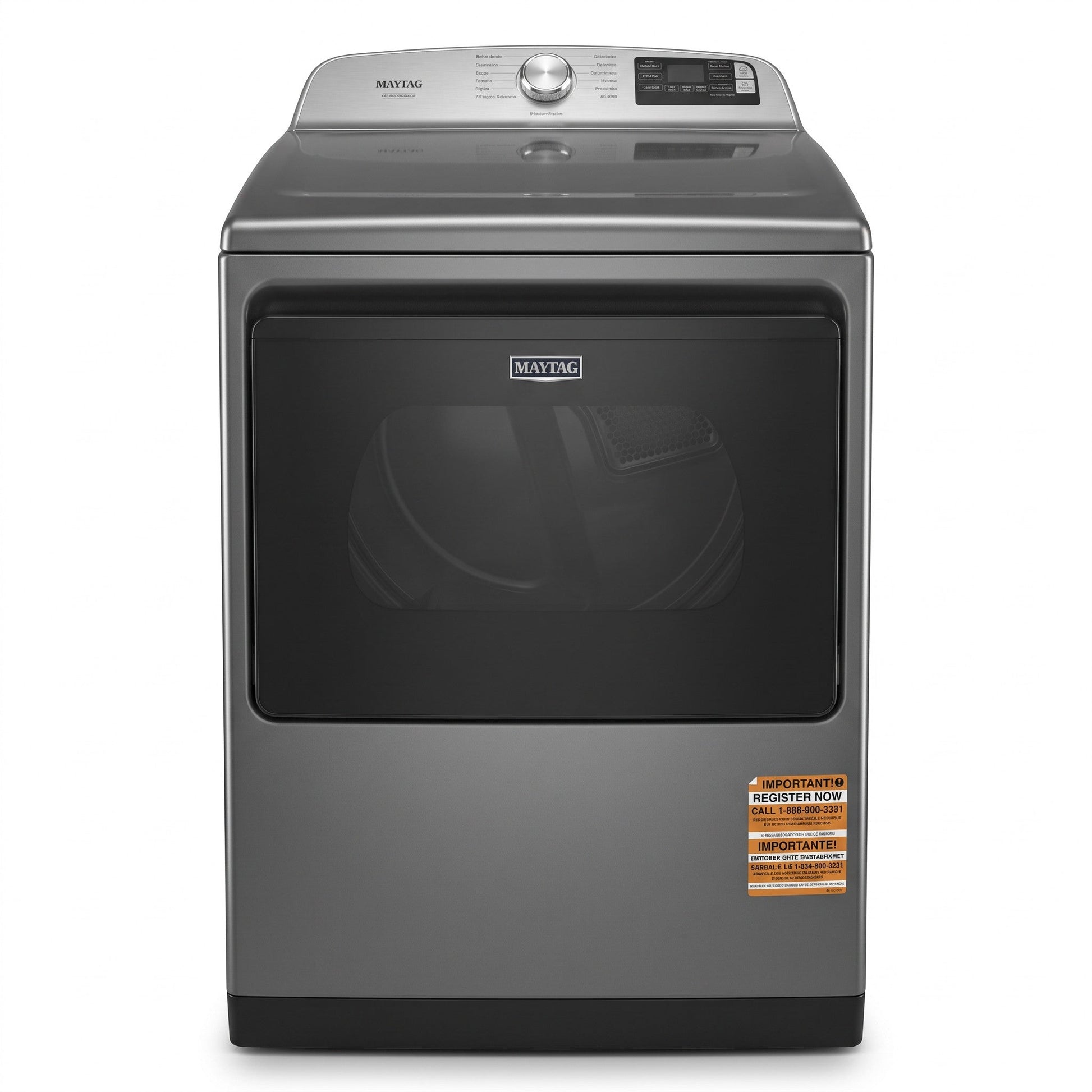 PAWFT17494 Maytag Electric Dryer, Volcano Black