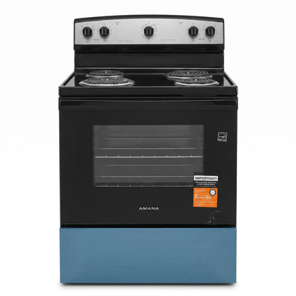 PAWFT17504 Amana Electric Coil-Top Range, Black