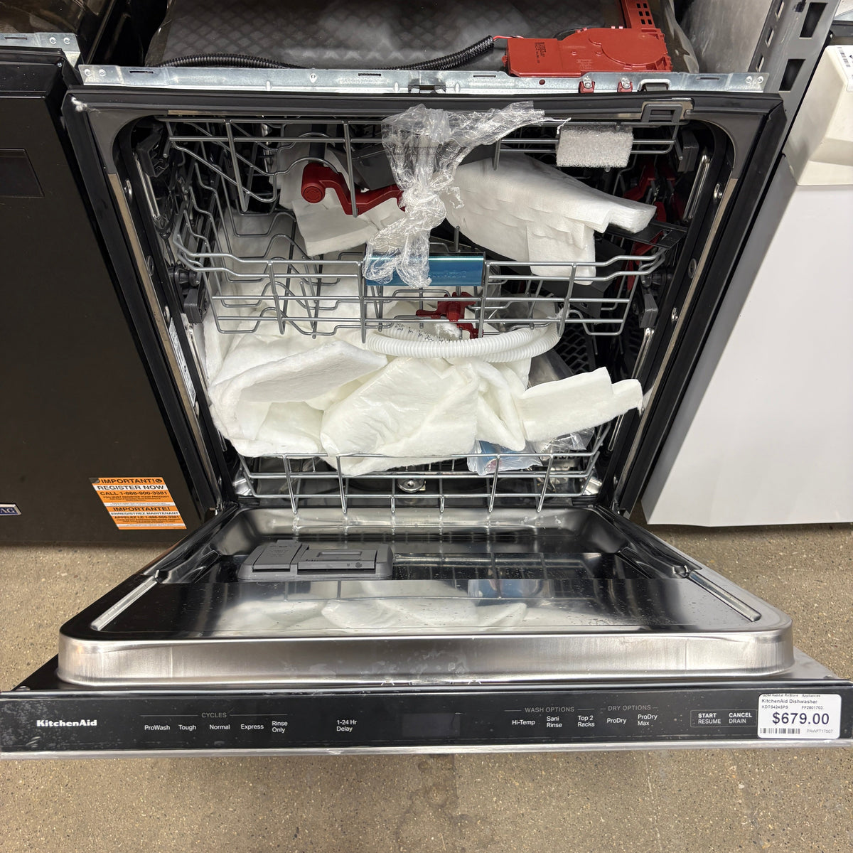 KitchenAid Dishwasher FALSE in-store location-set published-all-channels