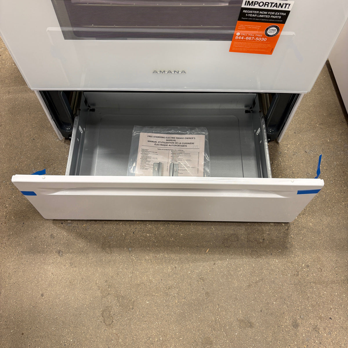 Amana Electric Range interior