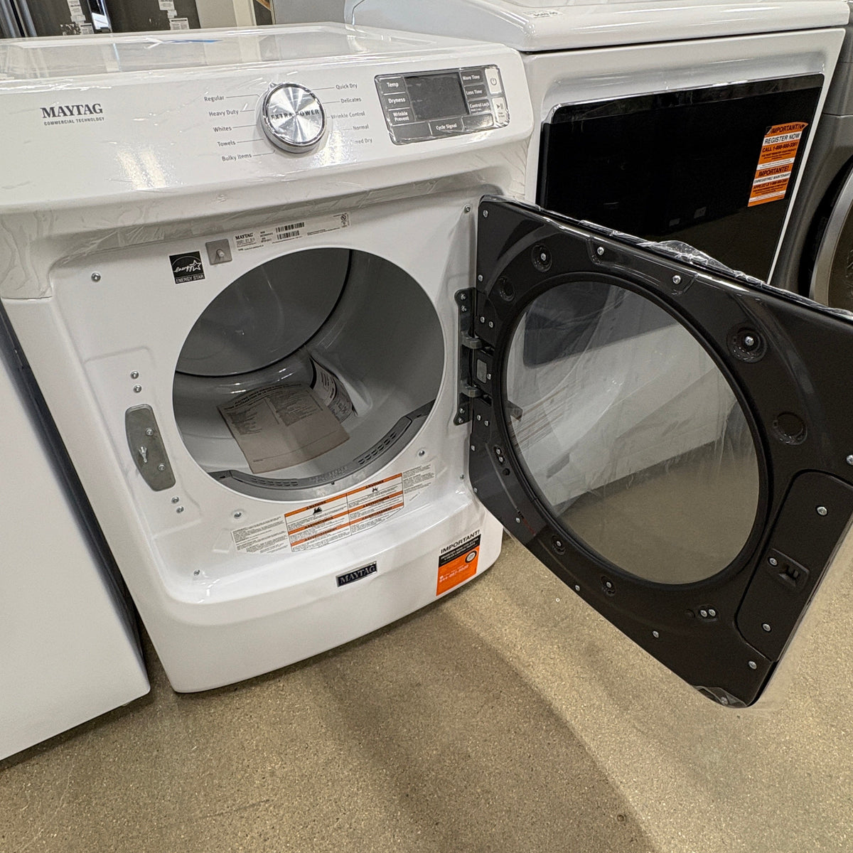 Maytag Electric Dryer interior