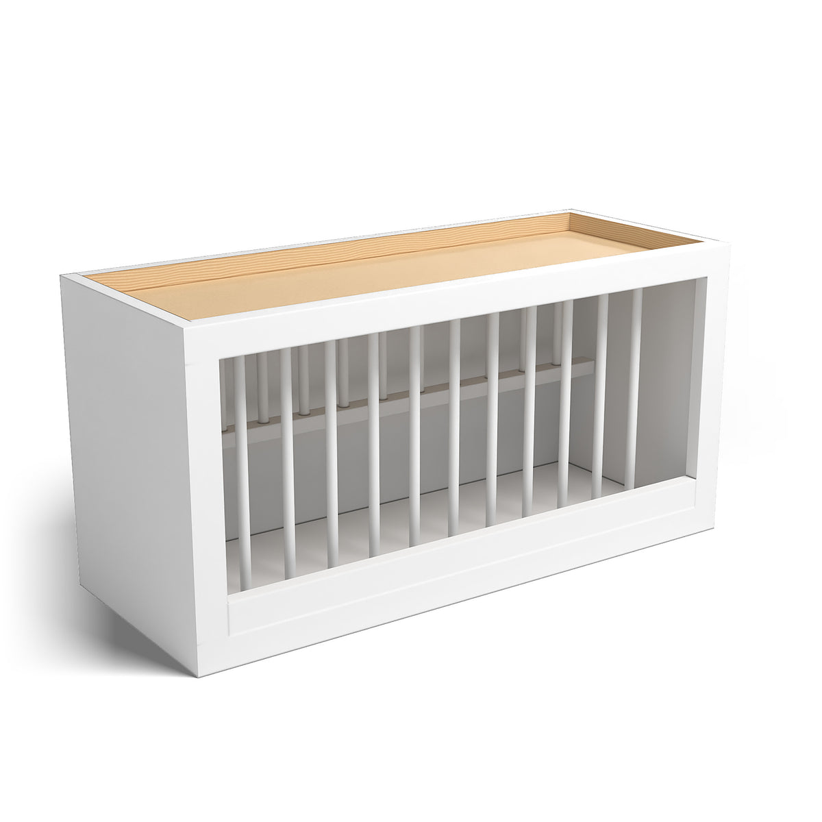 Special Order - 30" x 15" Plate Rack Arcadia White Shaker - PR3015 Arcadia White GHI GHI Accessories Plate Rack SPACW Special Order