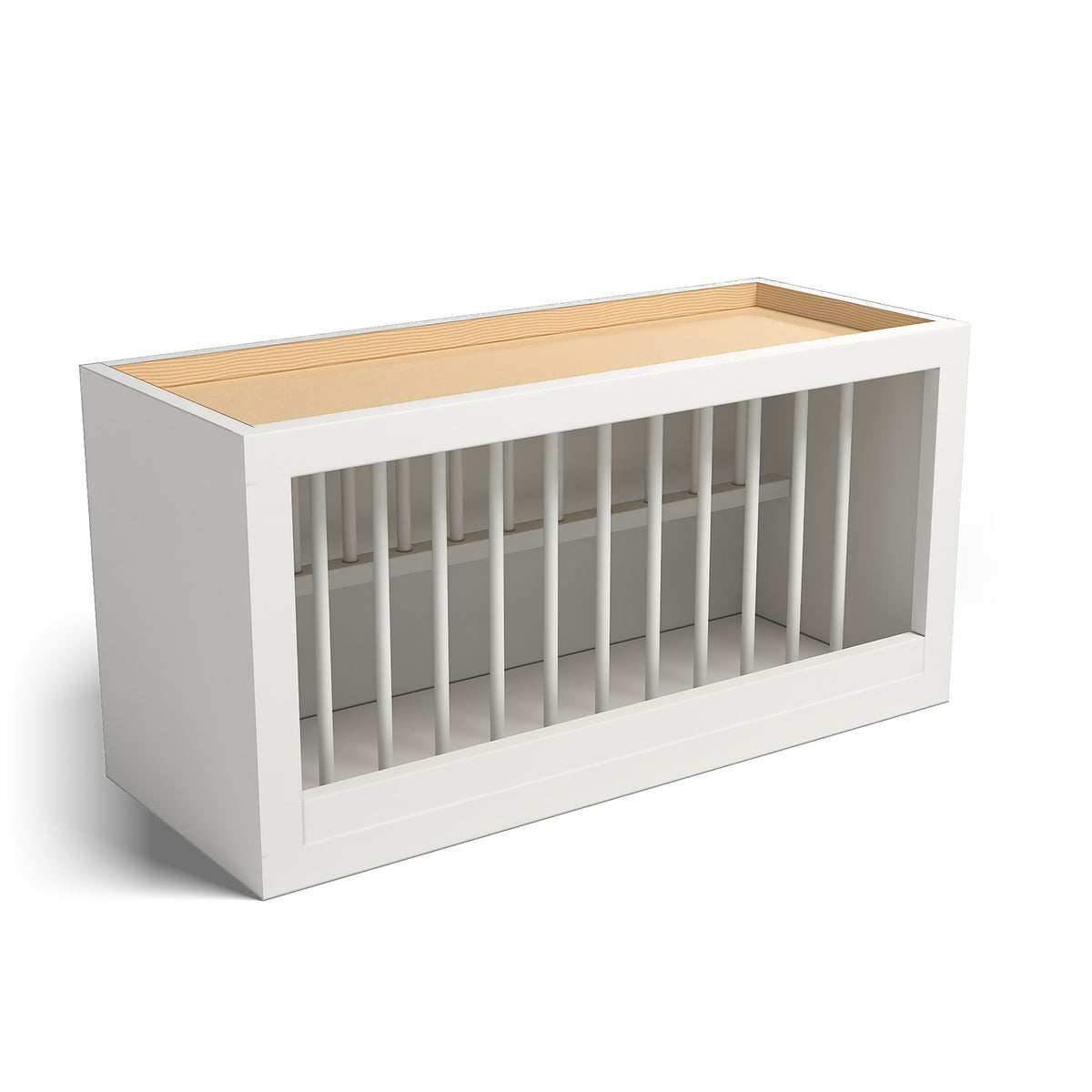Special Order - 30" x 15" Plate Rack Newport White - PR3015 GHI GHI Accessories Newport White Plate Rack Special Order SPNPW
