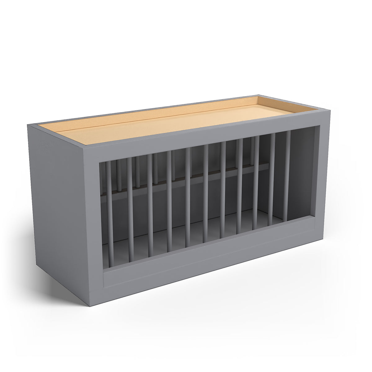 Special Order - 30" x 15" Plate Rack Pacific Gray - PR3015 GHI GHI Accessories Pacific Gray Plate Rack Special Order SPPGS