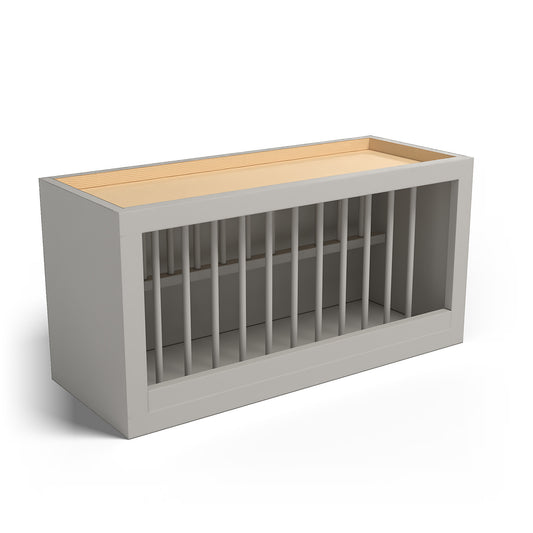 Special Order - 30" x 15" Plate Rack Stone Harbor Gray - PR3015 GHI GHI Accessories Plate Rack Special Order SPSHG Stone Harbor Gray
