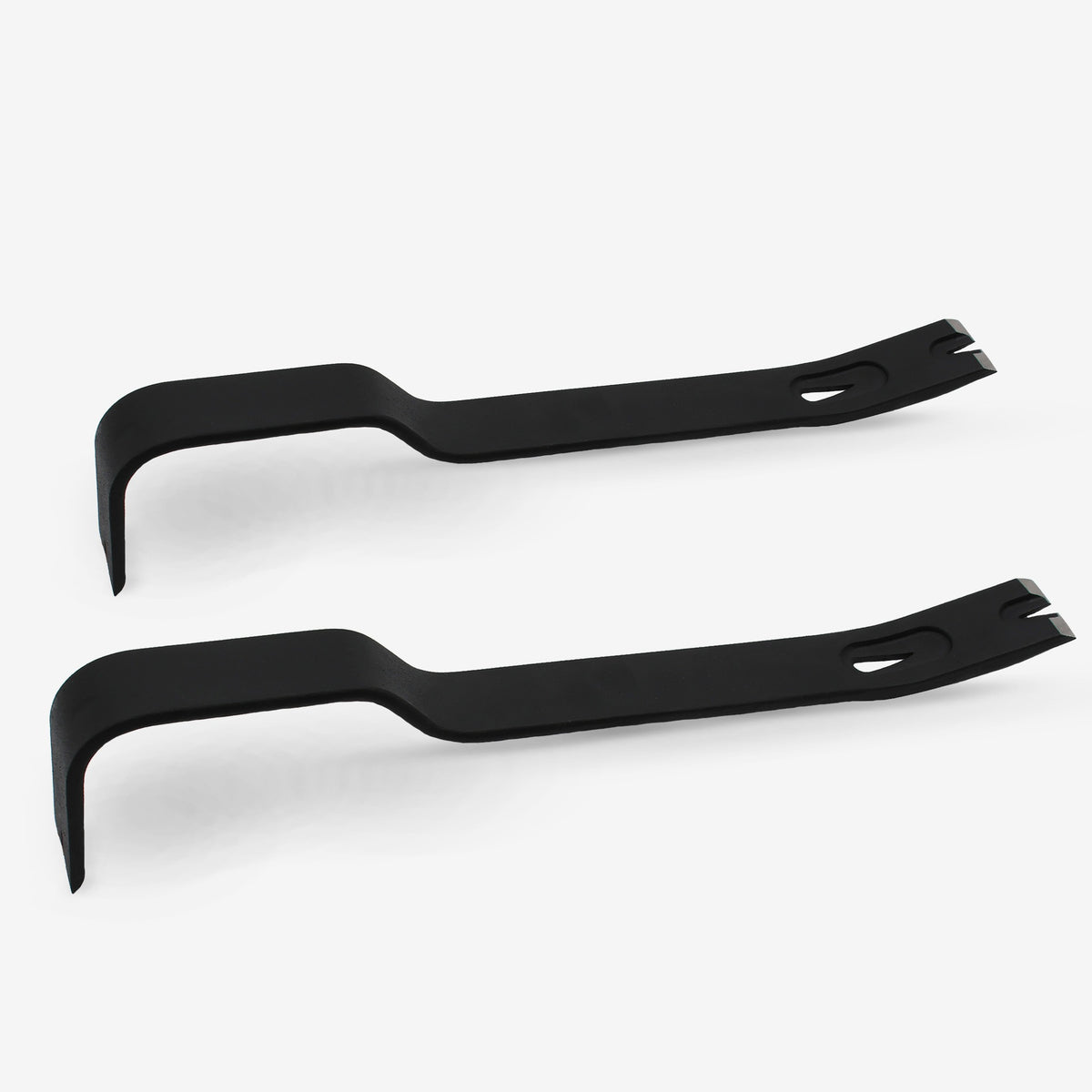 GRIP 12 inch and 15 inch black flat pry bar set