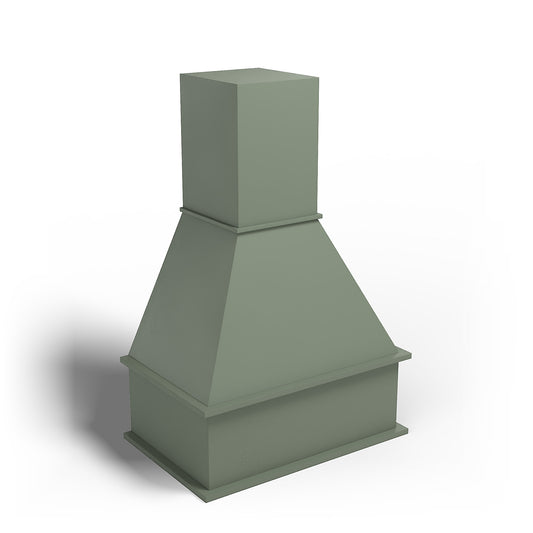 Special Order - 30" Wood Range Hood Forest Green - RGH30