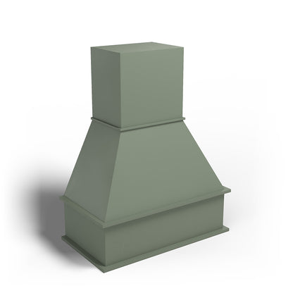 Special Order - 36" Wood Range Hood Forest Green - RGH36