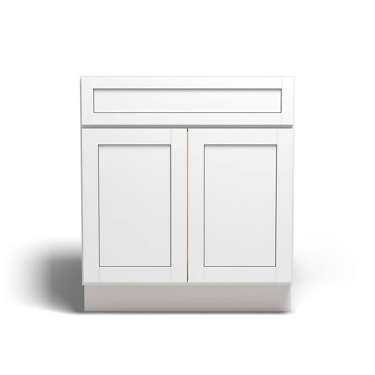 Special Order - 30" Kitchen Sink Base Arcadia White Shaker - SB30 Arcadia White Base Cabinets GHI Sink Bases SPACW Special Order