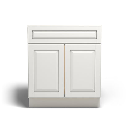 Special Order - 30" Sink Base Newport White - SB30 Base Cabinets GHI Newport White Sink Bases Special Order SPNPW