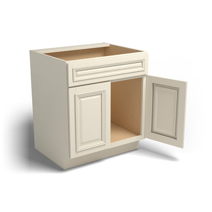 Special Order - 30" Kitchen Sink Base Nantucket Linen - SB30 Base Cabinets GHI Nantucket Linen Sink Bases Special Order SPNTL