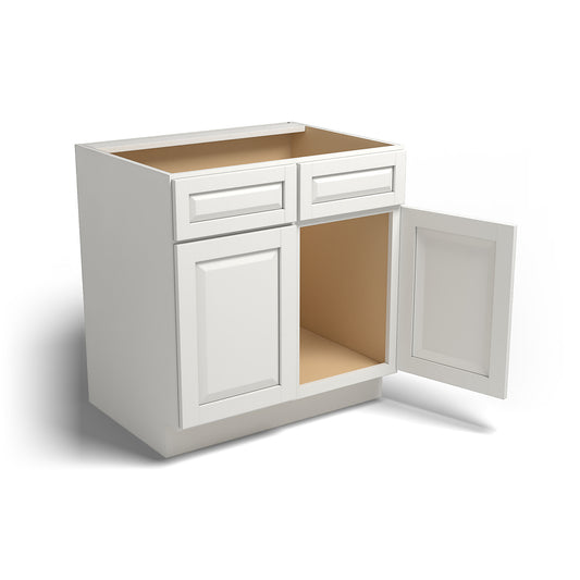 Special Order - 33" Sink Base Newport White - SB33 Base Cabinets GHI Newport White Sink Bases Special Order SPNPW