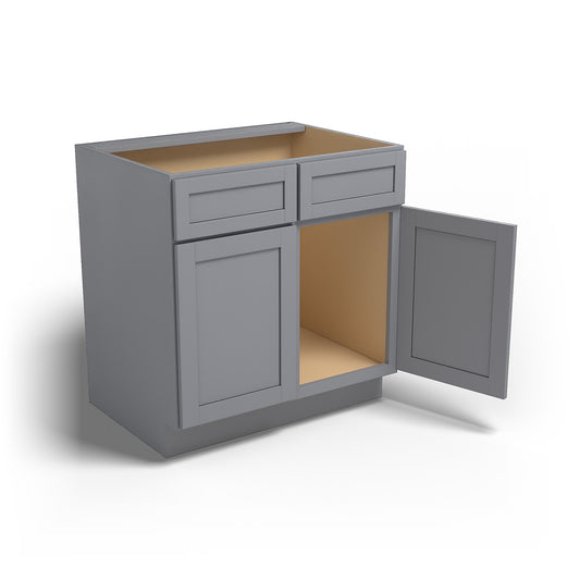 Special Order - 33" Sink Base Pacific Gray - SB33 Base Cabinets GHI Pacific Gray Sink Bases Special Order SPPGS