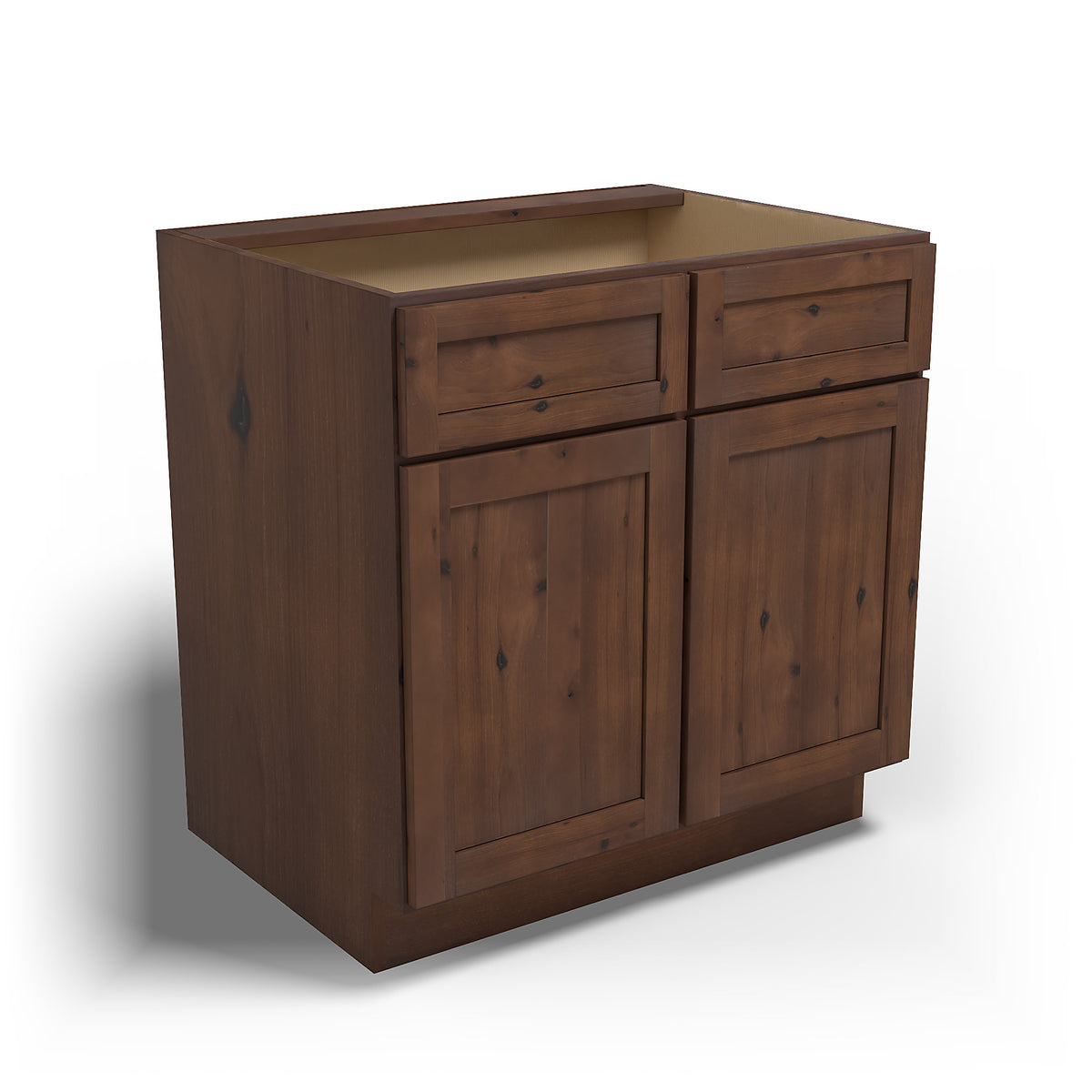 Special Order - 33" Sink Base Rustic Walnut - SB33 Base Cabinets GHI Rustic Walnut Sink Bases Special Order SPRWS