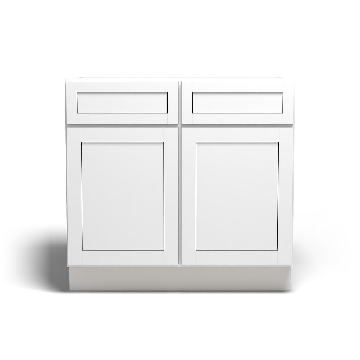 Special Order - 36" Kitchen Sink Base Arcadia White Shaker - SB36 Arcadia White Base Cabinets GHI Sink Bases SPACW Special Order