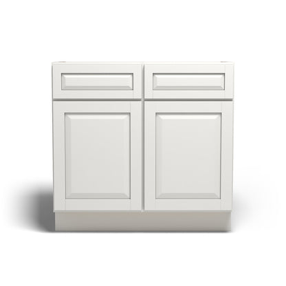 Special Order - 36" Sink Base Newport White - SB36 Base Cabinets GHI Newport White Sink Bases Special Order SPNPW