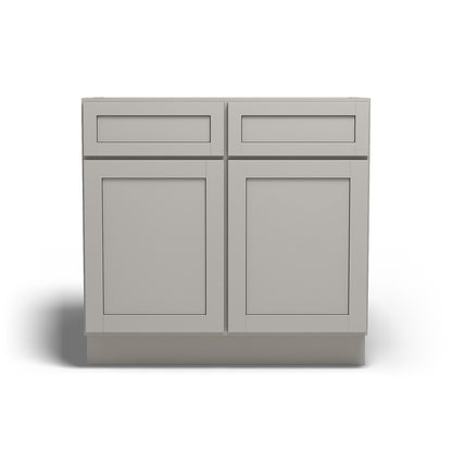 Special Order - 36" Kitchen Sink Base Stone Harbor Gray - SB36 Base Cabinets GHI Sink Bases Special Order SPSHG Stone Harbor Gray
