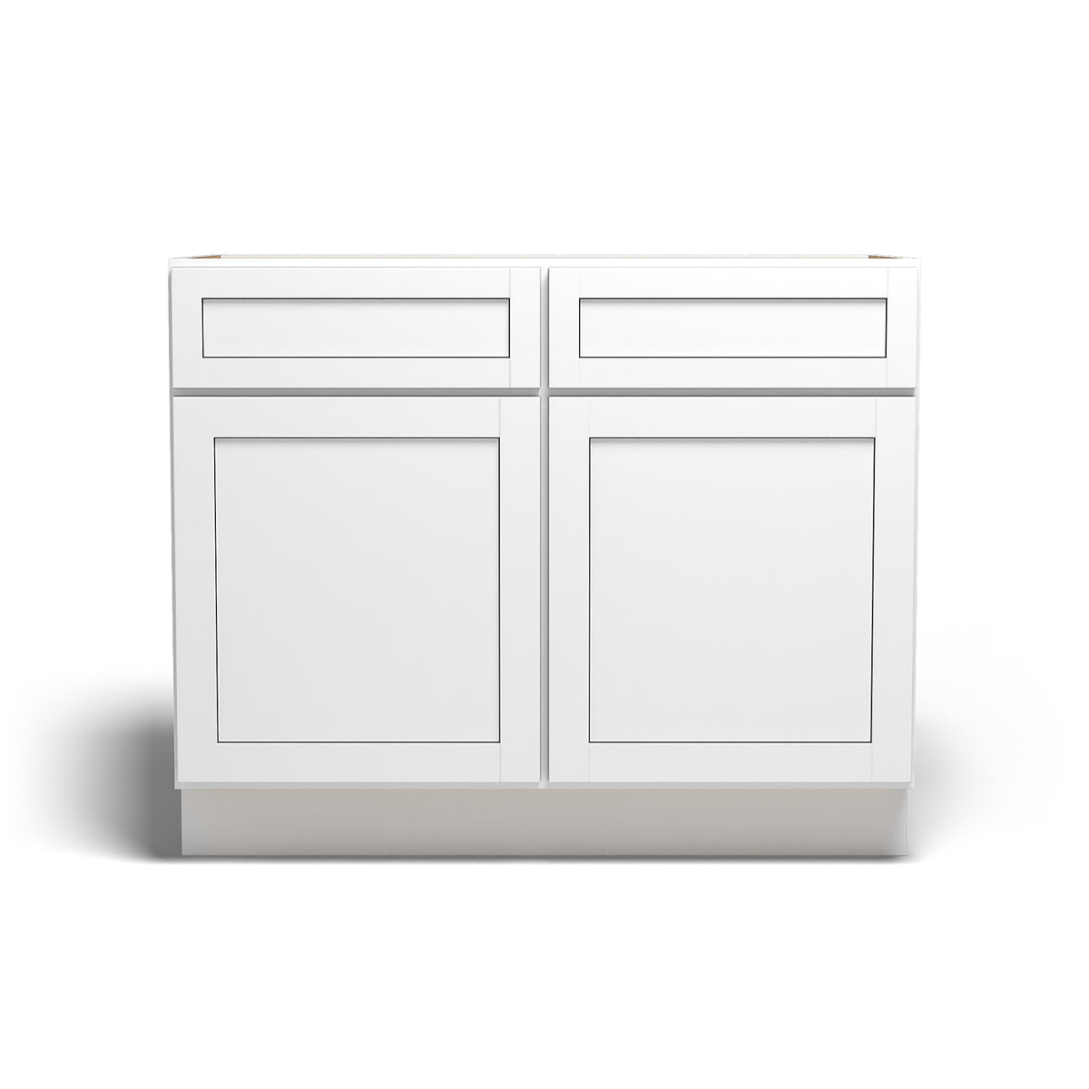 Special Order - 42" Kitchen Sink Base Arcadia White Shaker - SB42 Arcadia White Base Cabinets GHI Sink Bases SPACW Special Order