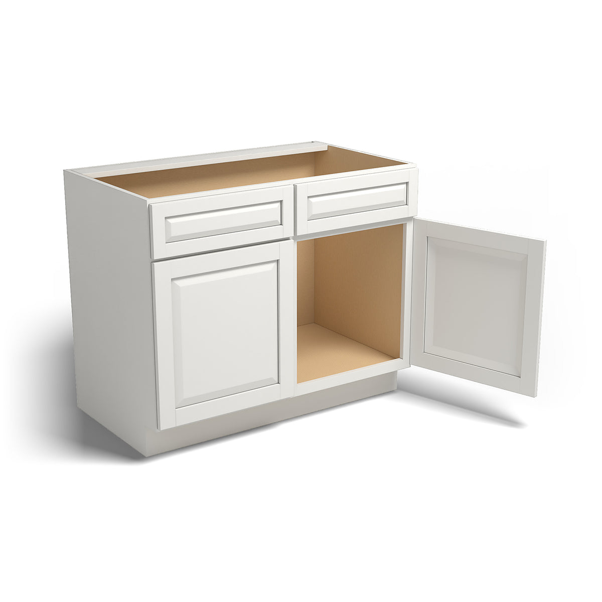 Special Order - 42" Sink Base Newport White - SB42 Base Cabinets GHI Newport White Sink Bases Special Order SPNPW