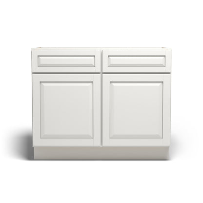 Special Order - 42" Sink Base Newport White - SB42 Base Cabinets GHI Newport White Sink Bases Special Order SPNPW