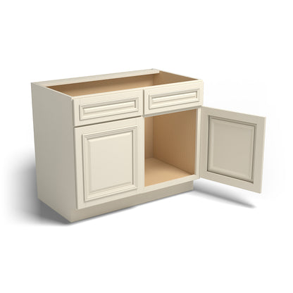 Special Order - 42" Kitchen Sink Base Nantucket Linen - SB42 Base Cabinets GHI Nantucket Linen Sink Bases Special Order SPNTL