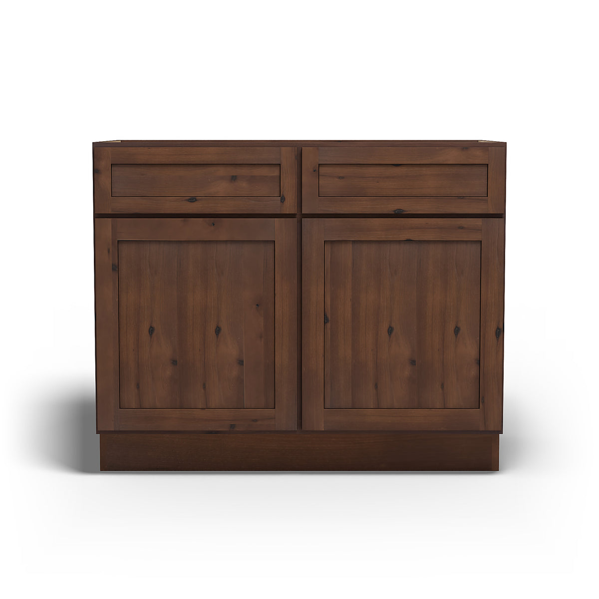 Special Order - 42" Sink Base Rustic Walnut - SB42 Base Cabinets GHI Rustic Walnut Sink Bases Special Order SPRWS
