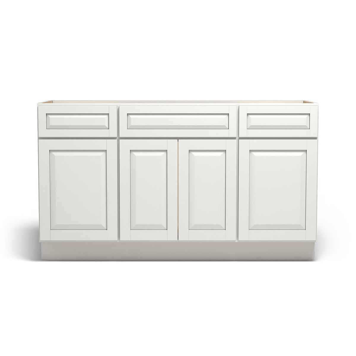 Special Order - 60" Sink Base Newport White - SB60 Base Cabinets GHI Newport White Sink Bases Special Order SPNPW