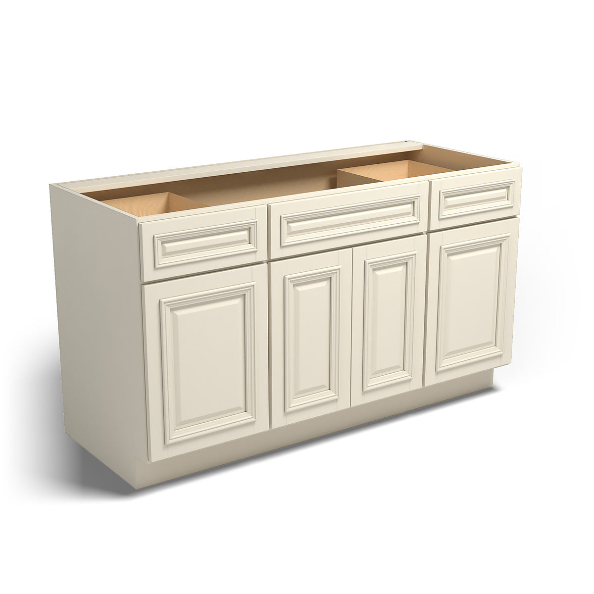 Special Order - 60" Kitchen Sink Base Nantucket Linen - SB60 Base Cabinets GHI Nantucket Linen Sink Bases Special Order SPNTL