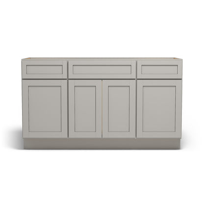 Special Order - 60" Kitchen Sink Base Stone Harbor Gray - SB60 Base Cabinets GHI Sink Bases Special Order SPSHG Stone Harbor Gray