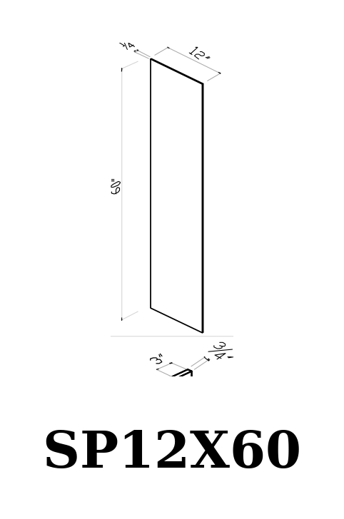 GHI line drawing SP12X60