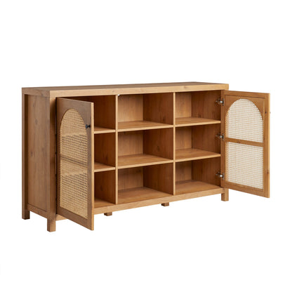 Sasha 58" Rattan Sideboard in-store location-set published-all-channels