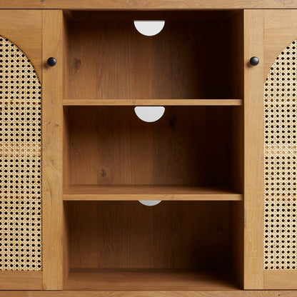Sasha 58" Rattan Sideboard in-store location-set published-all-channels