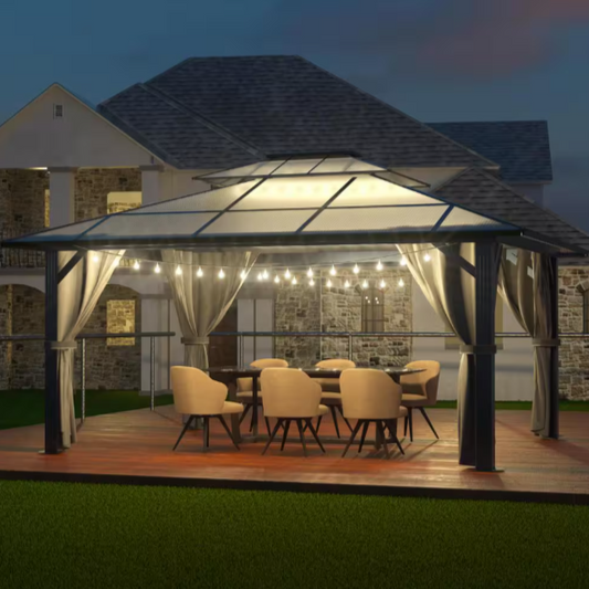 10' X 13' Polycarbonate Gazebo